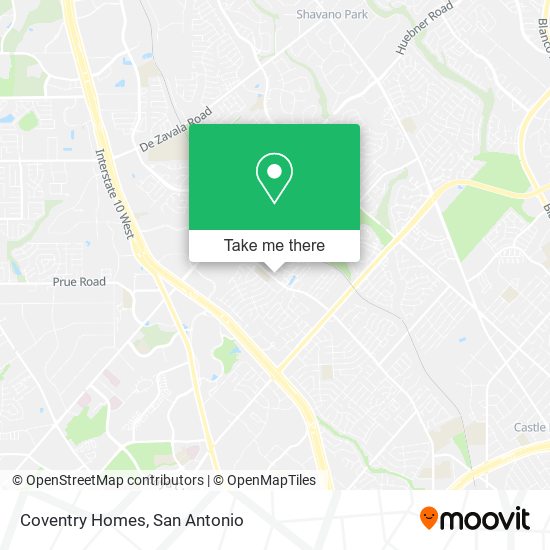 Coventry Homes map