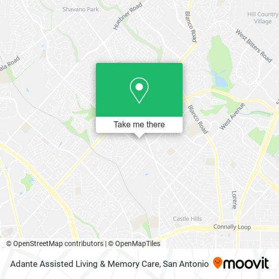 Mapa de Adante Assisted Living & Memory Care
