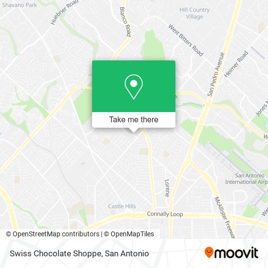Mapa de Swiss Chocolate Shoppe