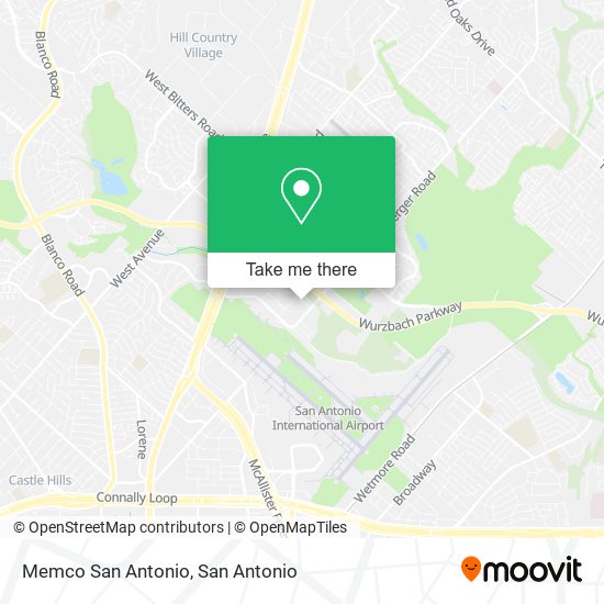 Memco San Antonio map