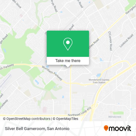 Silver Bell Gameroom map
