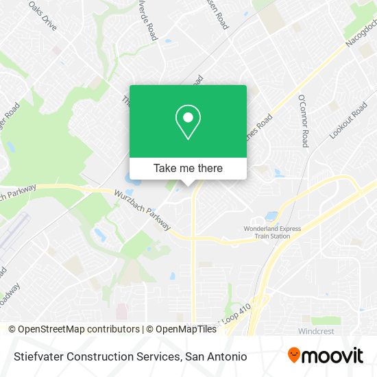 Stiefvater Construction Services map