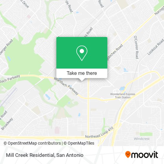 Mill Creek Residential map