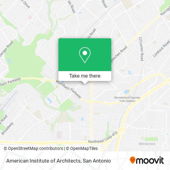 American Institute of Architects map