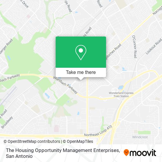 The Housing Opportunity Management Enterprises map