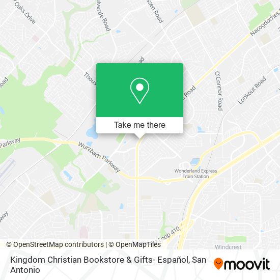 Mapa de Kingdom Christian Bookstore & Gifts- Español