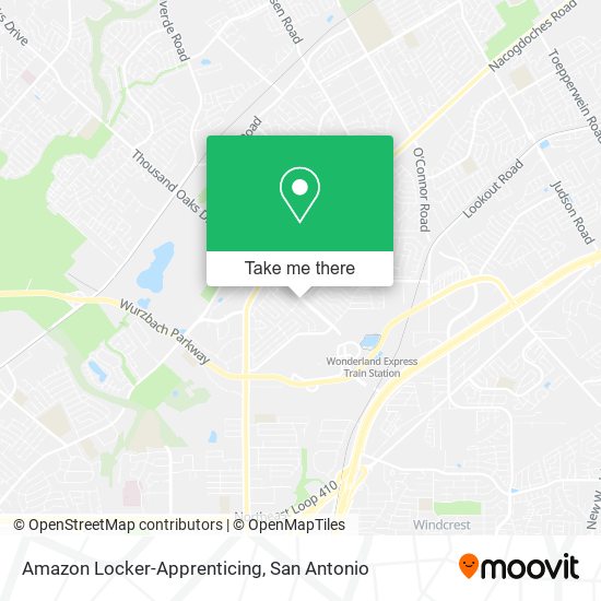 Amazon Locker-Apprenticing map