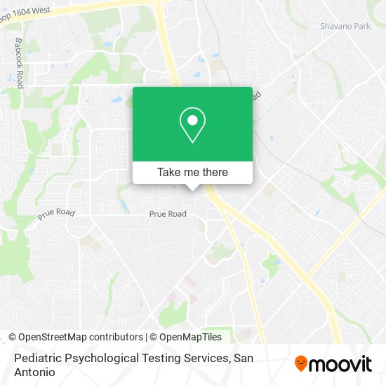 Pediatric Psychological Testing Services map