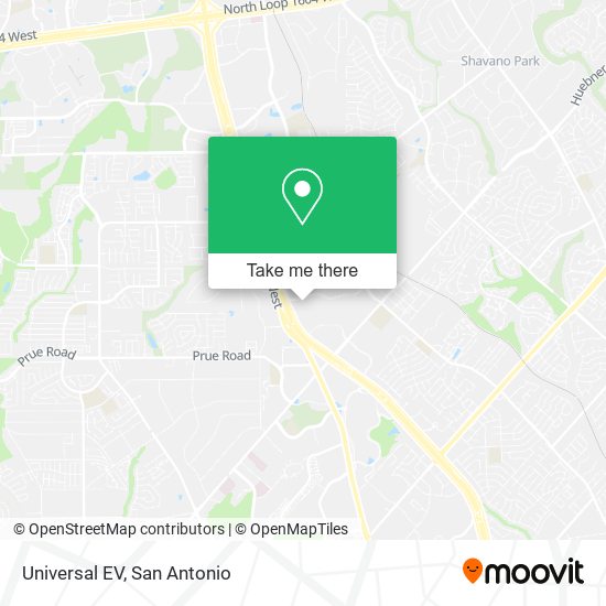 Mapa de Universal EV