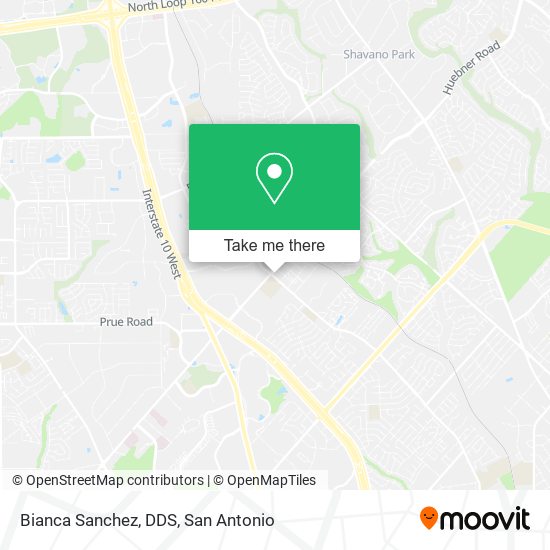 Bianca Sanchez, DDS map