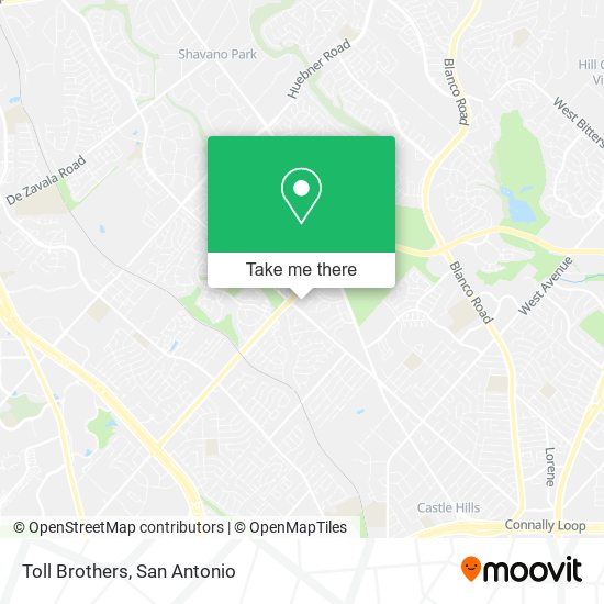 Toll Brothers map