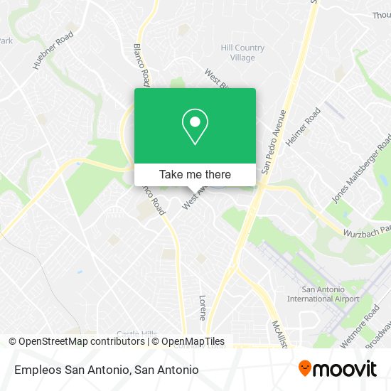 Mapa de Empleos San Antonio