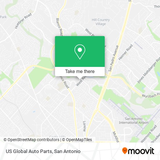 Mapa de US Global Auto Parts