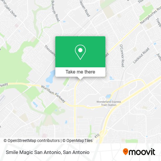 Smile Magic San Antonio map