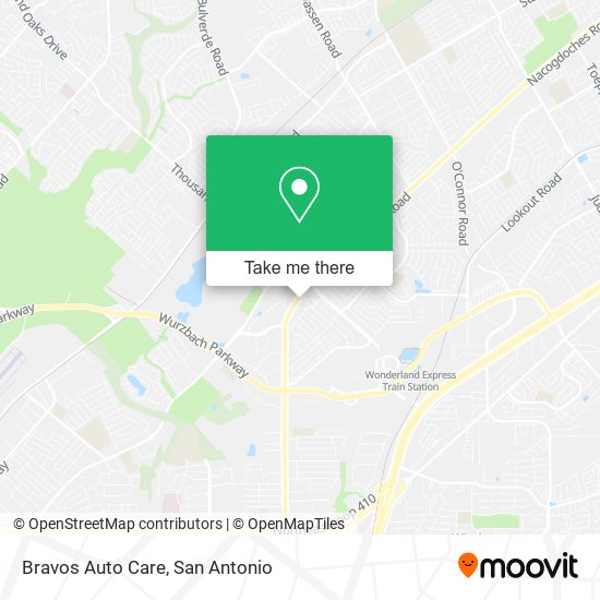 Bravos Auto Care map