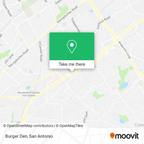 Burger Den map