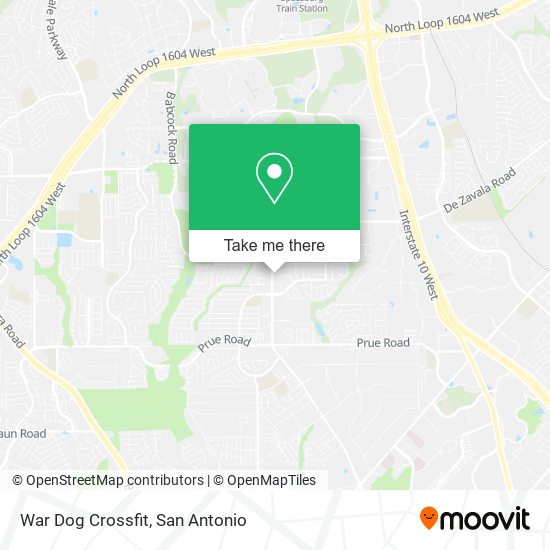 Mapa de War Dog Crossfit