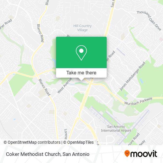 Coker Methodist Church map