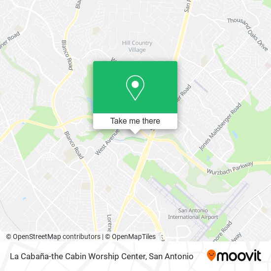 La Cabaña-the Cabin Worship Center map