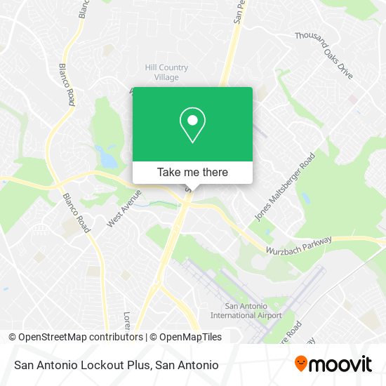 San Antonio Lockout Plus map