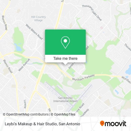 Mapa de Leybi's Makeup & Hair Studio