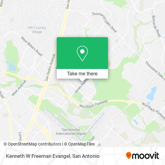 Kenneth W Freeman Evangel map