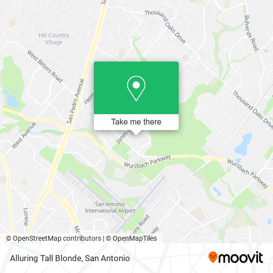 Alluring Tall Blonde map
