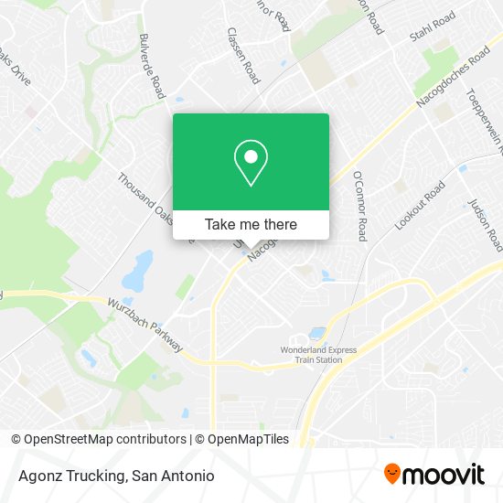 Mapa de Agonz Trucking
