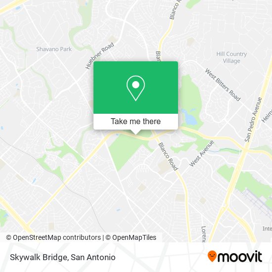 Mapa de Skywalk Bridge