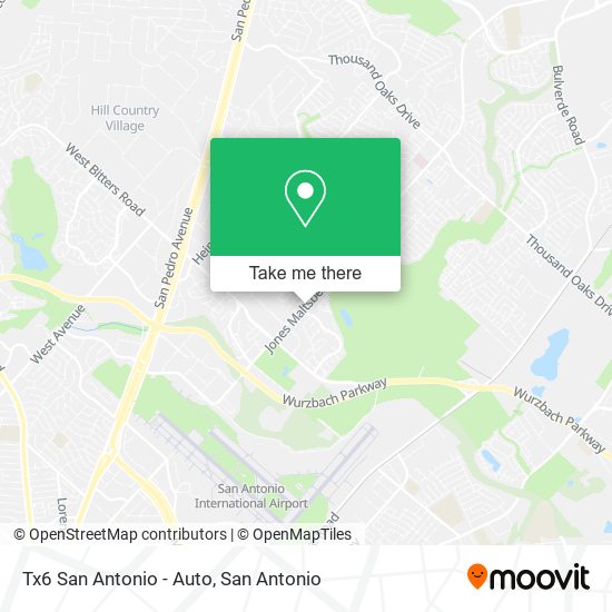 Tx6 San Antonio - Auto map