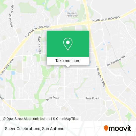 Sheer Celebrations map