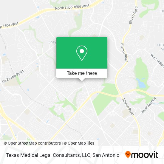 Mapa de Texas Medical Legal Consultants, LLC