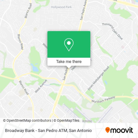 Broadway Bank - San Pedro ATM map