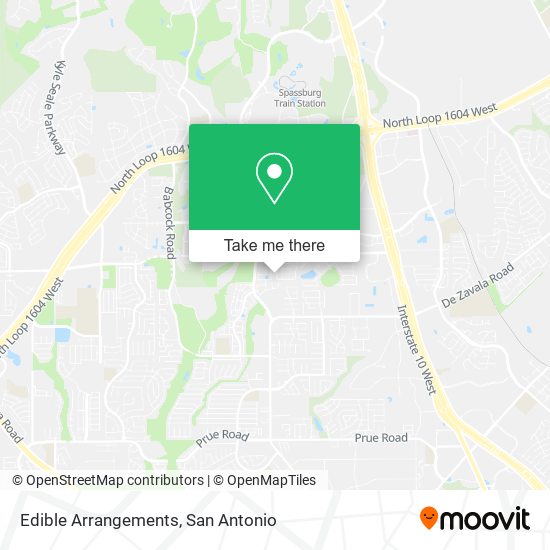 Mapa de Edible Arrangements