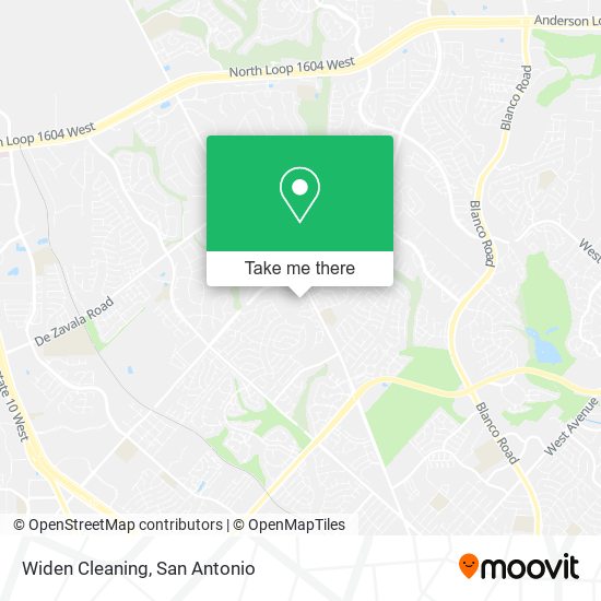 Mapa de Widen Cleaning