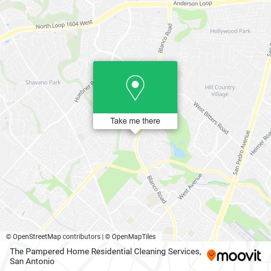 The Pampered Home Residential Cleaning Services map