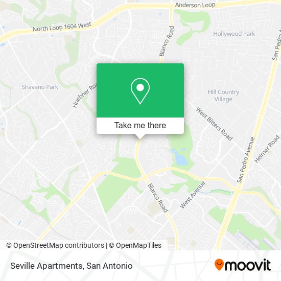 Seville Apartments map