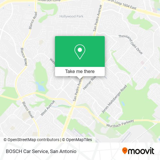BOSCH Car Service map