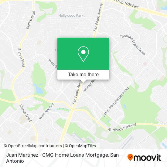 Juan Martinez - CMG Home Loans Mortgage map