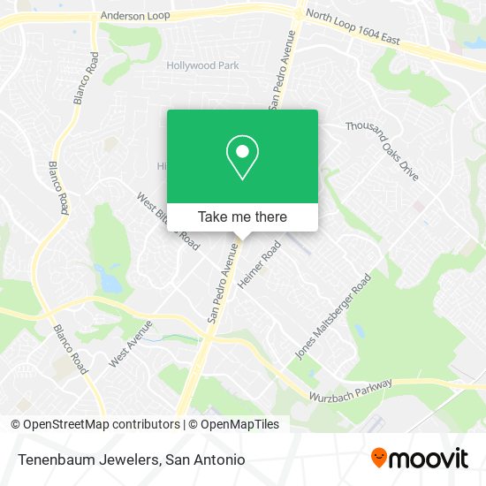Tenenbaum Jewelers map
