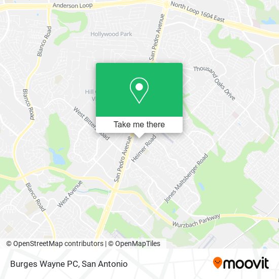 Burges Wayne PC map