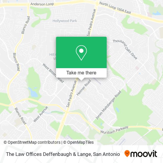 The Law Offices Deffenbaugh & Lange map