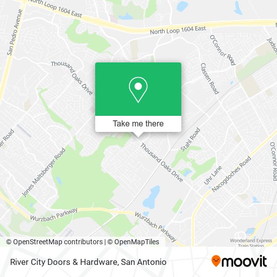 River City Doors & Hardware map