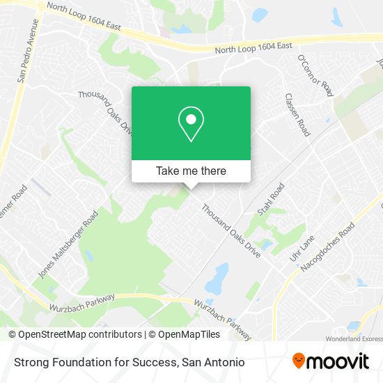 Strong Foundation for Success map