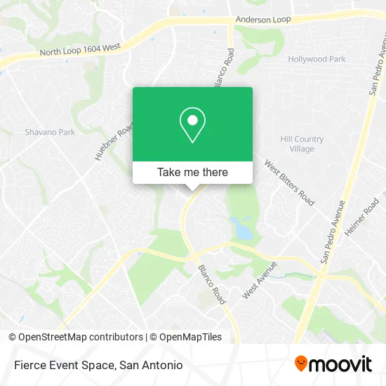 Mapa de Fierce Event Space