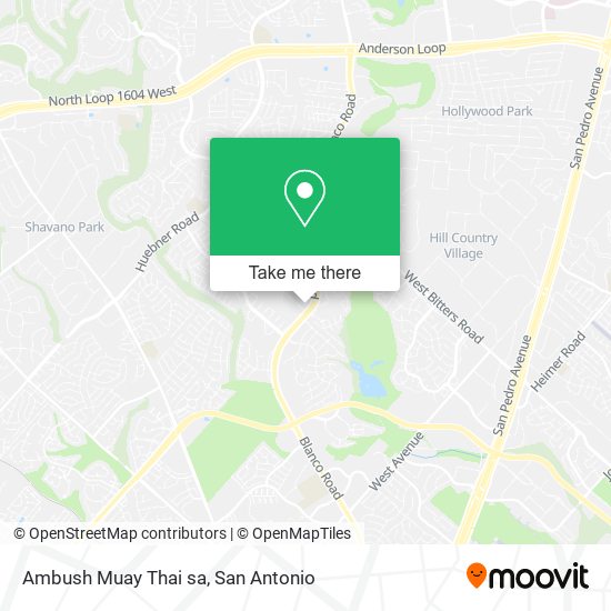 Ambush Muay Thai sa map