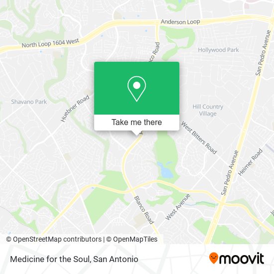 Medicine for the Soul map
