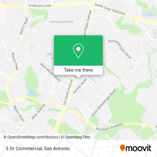 3 Dr Commercial map