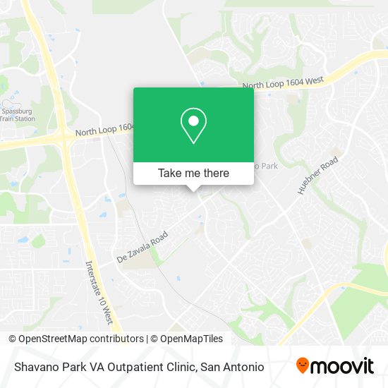 Shavano Park VA Outpatient Clinic map