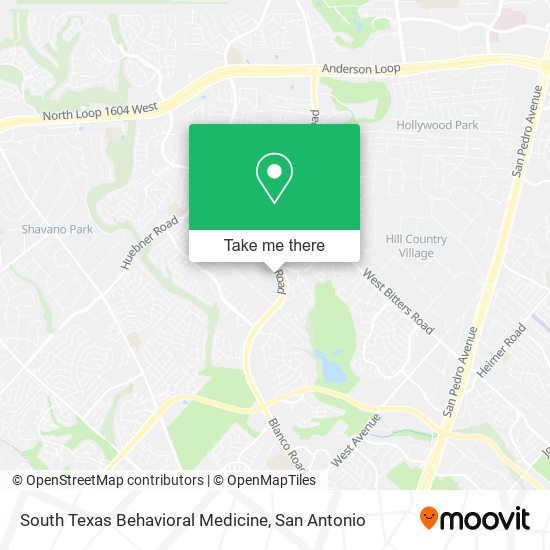 South Texas Behavioral Medicine map